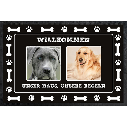 Haustier - Fussmatte mit Trittrand