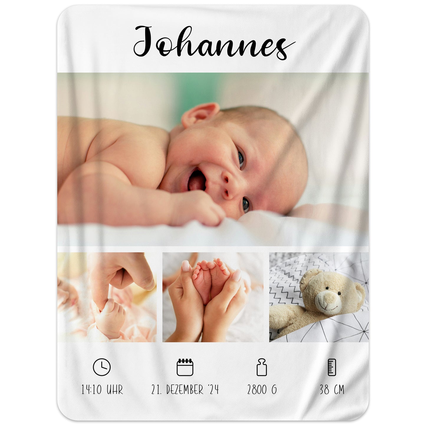 Collage - Baby Fotodecke