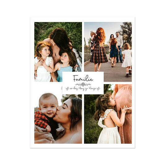 Poster - Hochformat - Familie