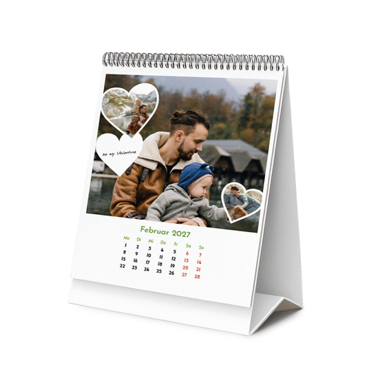 Tischkalender - Hochformat - selbst gestalten