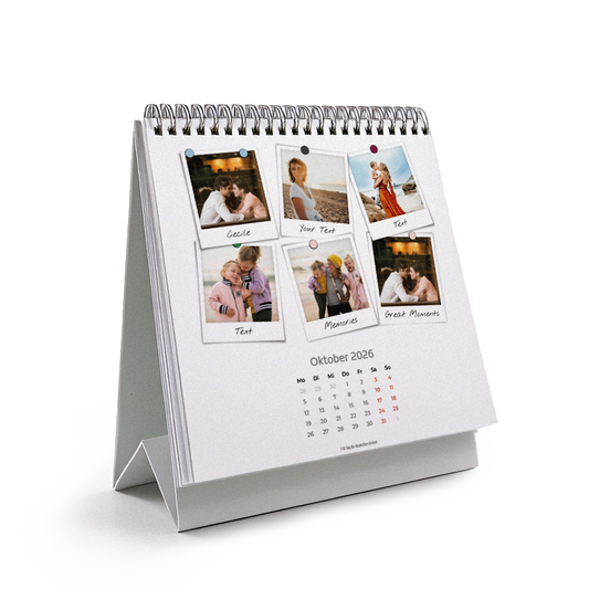 Tischkalender - Quadratisch - selbst gestalten