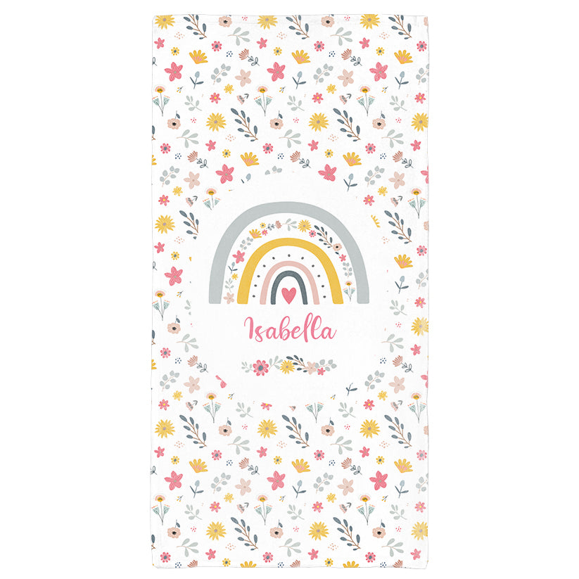 Regenbogen - personalisiertes Handtuch