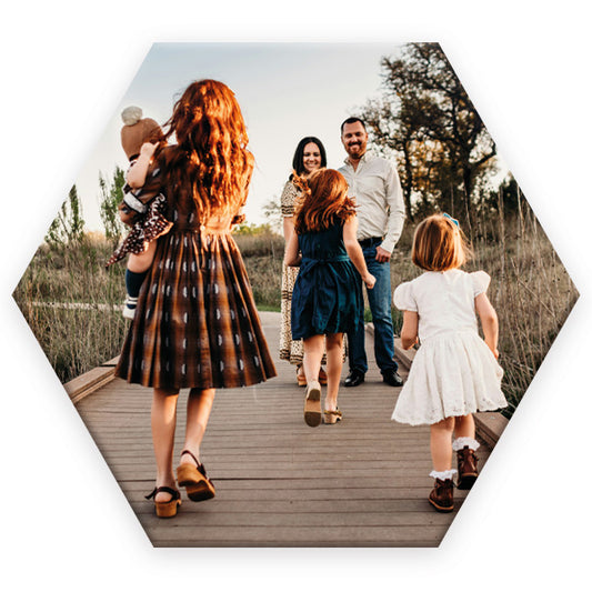 1er Set - Hexagon 28 x 25 cm