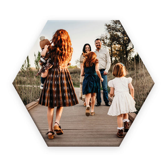 1er Set - Hexagon 22,5 x 20 cm