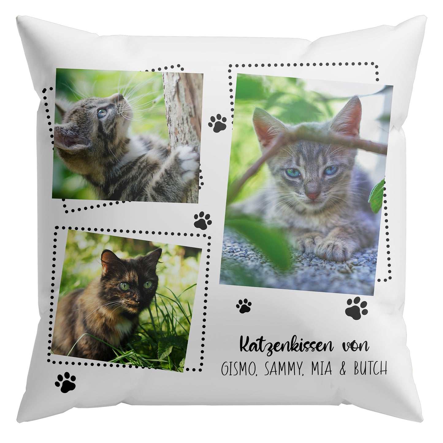 Collage - Tiere Fotokissen