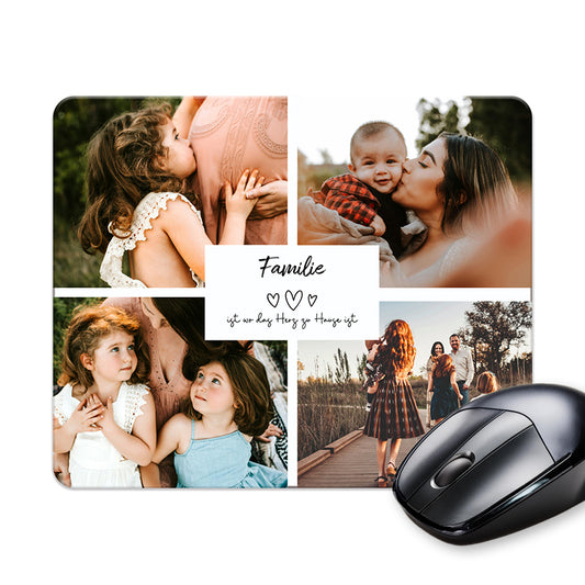 Collage Familie - Mousepad