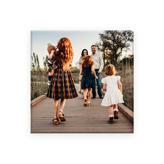 Fotokachel - Paloopix Pictiles - Fotowand gestalten - 1er Set - Quadrat 16 x 16 cm