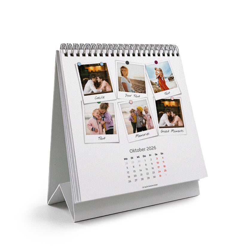 Tischkalender - Quadratisch - selbst gestalten