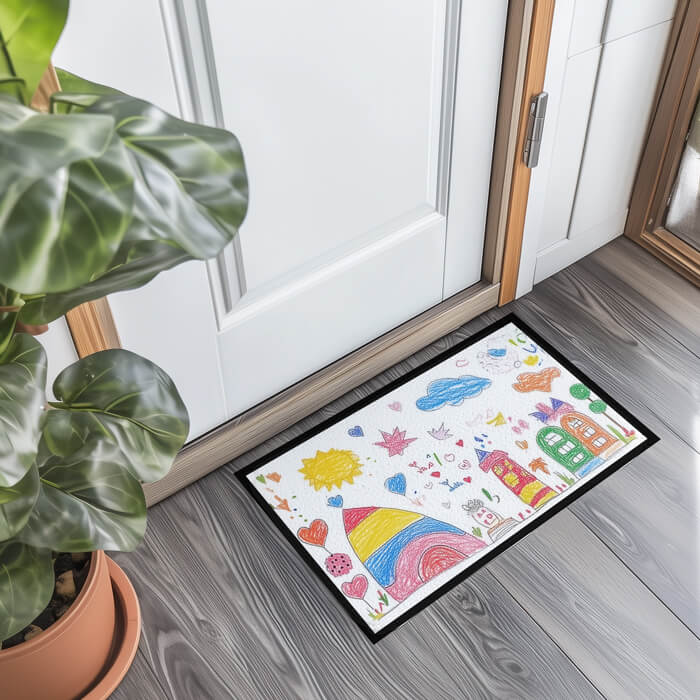 Einzelfoto - Fussmatte mit Trittrand