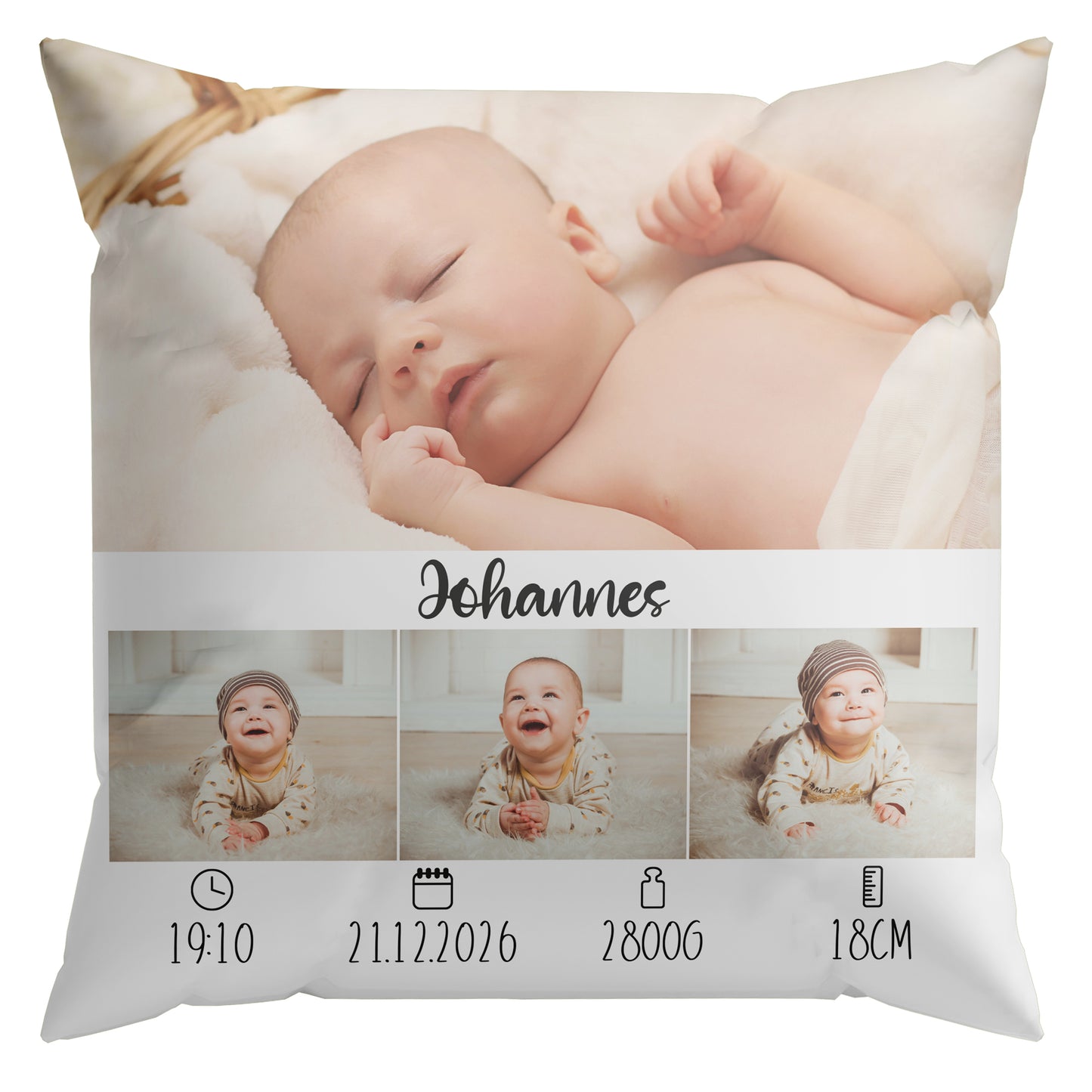 Collage - Baby Fotokissen