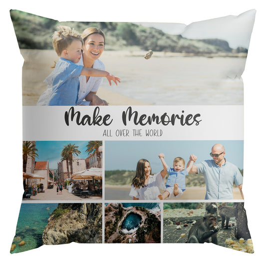 Collage - Reise Fotokissen