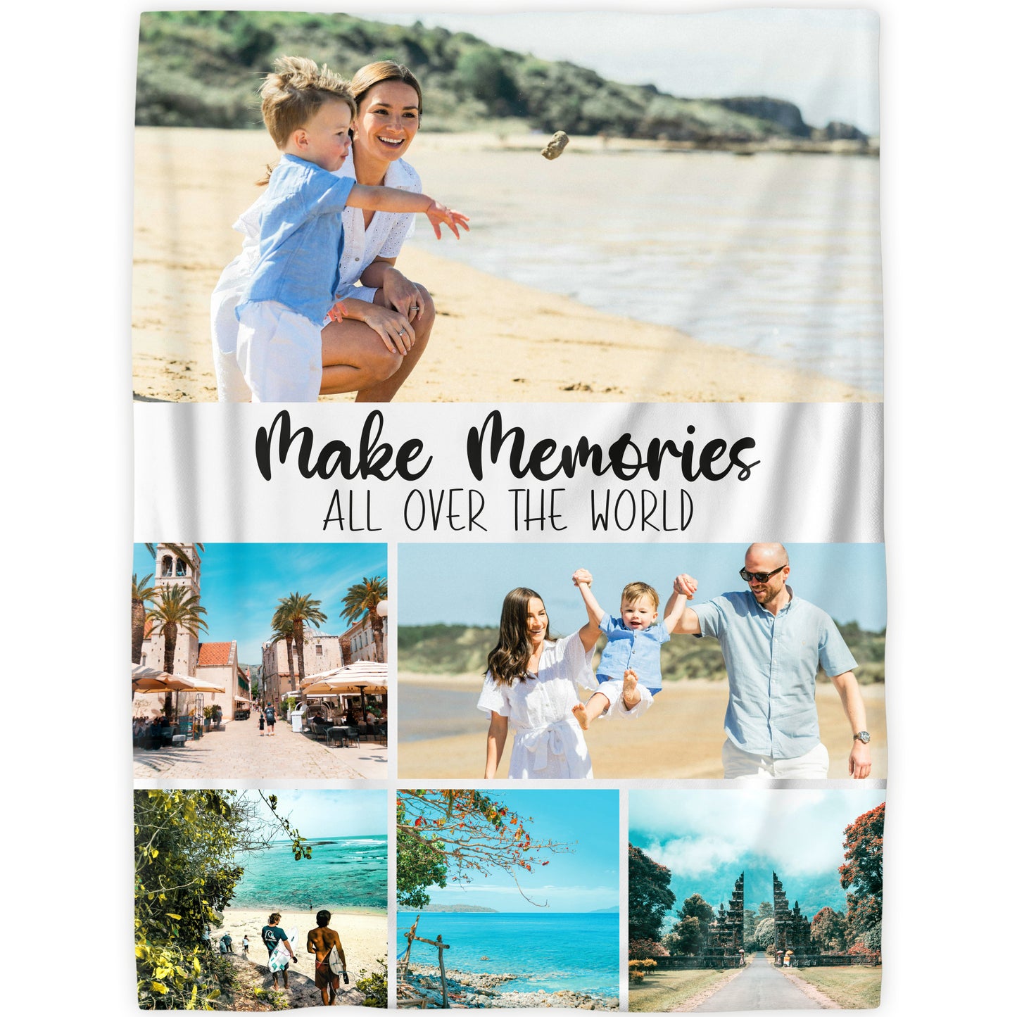 Collage - Reise Fotodecke