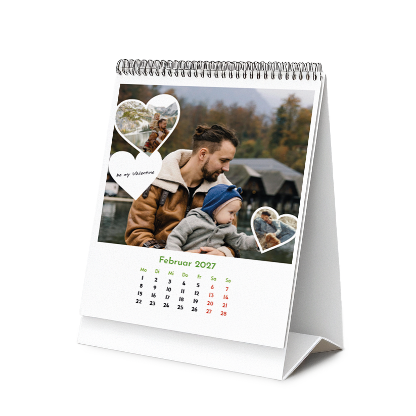 Tischkalender - Hochformat - selbst gestalten