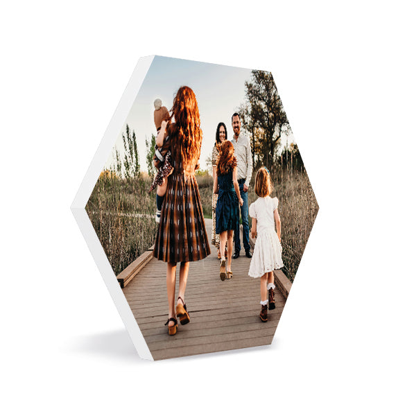 Fotokachel Hexagon 22,5 x 20 cm - 10er Set