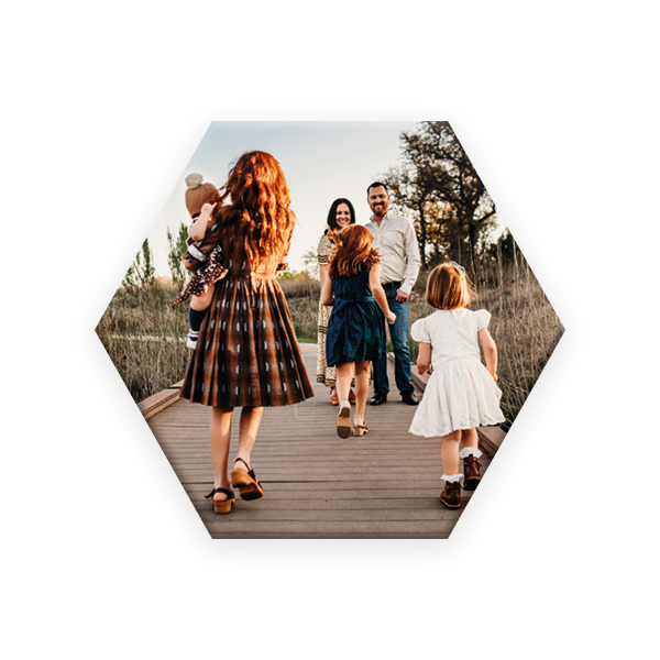 Fotokachel - Paloopix Pictiles - Fotowand gestalten - 1er Set - Hexagon 18 x 16 cm