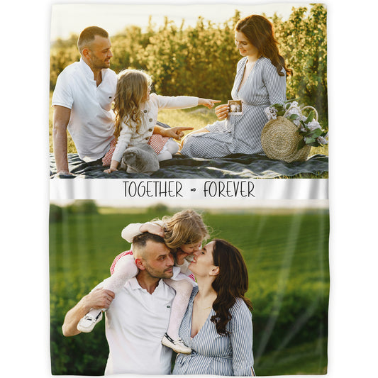 Collage - "Für immer verbunden" Fotodecke