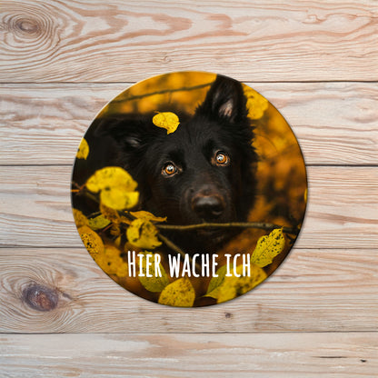 Türschild - Einzelfoto | Rund