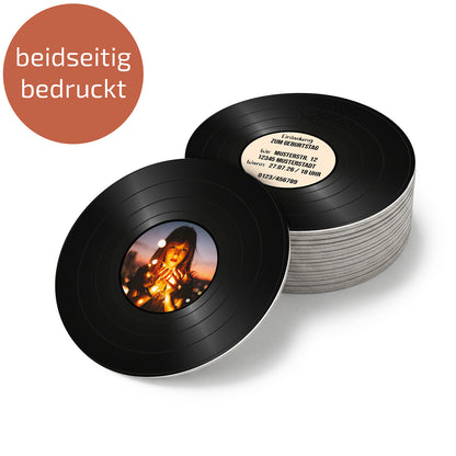Bierdeckel | Untersetzer Geburtstagseinladung - Rund 10,7cm