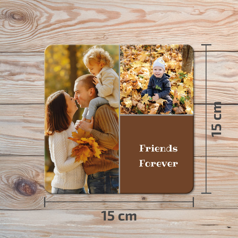 Türschild - Collage | Quadratisch